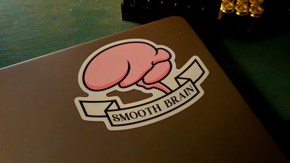 Overton Windex Smooth Brain Sticker